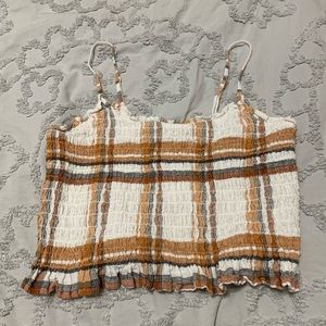 AE Smocked Ruffled Cami